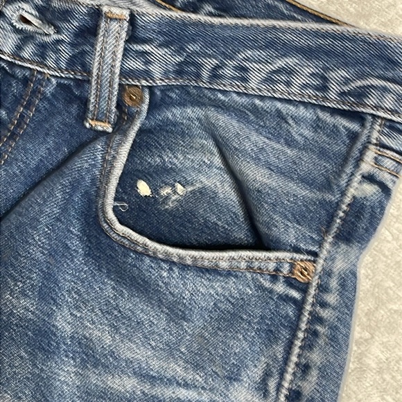 Men’s 561 vintage 90’s  patch work denim Levi’s Size 32x32 - Picture 14 of 17
